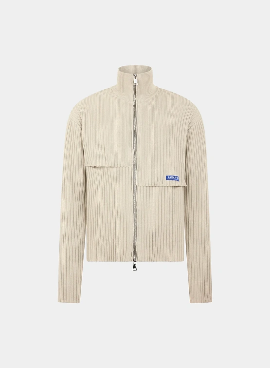Кардиган A-COLD-WALL* Panel Knit Beige