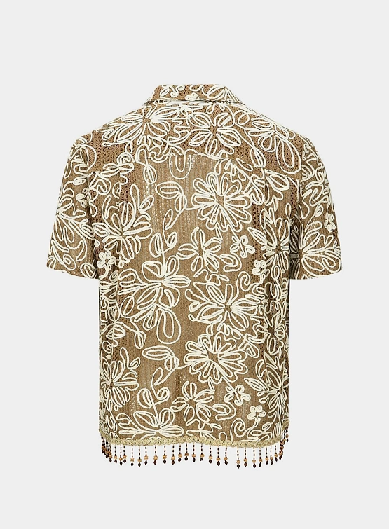 Рубашка Andersson Bell Flower Jacquard Beige