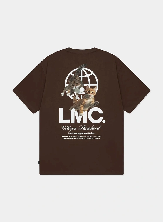 Футболка LMC Flying Cats Tee Brown