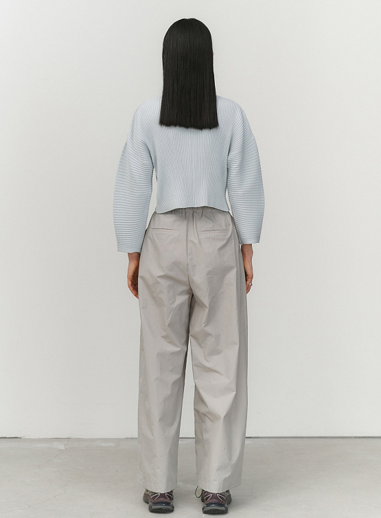 Женские брюки AMOMENTO Three Tuck Banding Grey