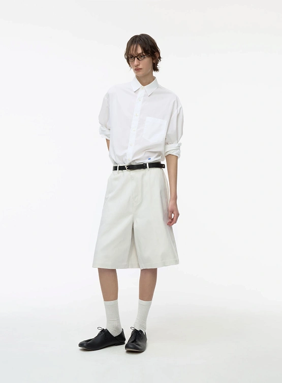 Рубашка ADERERROR Sig BL Tag Shirt 01 White