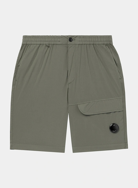Шорты C.P. Company 50 Fili Stretch Cargo Lens Thyme