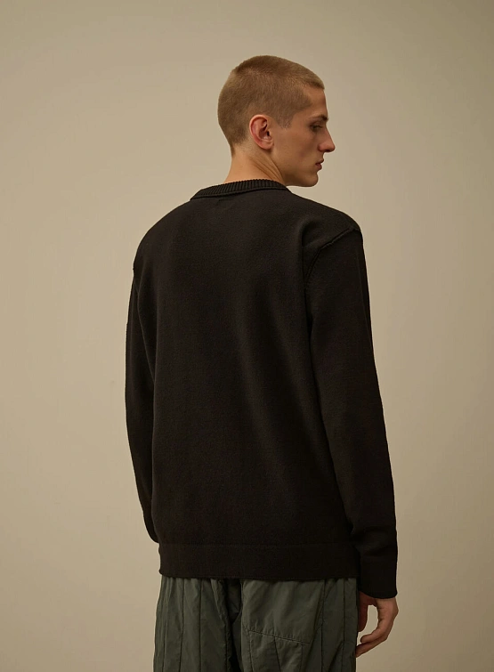 Свитер C.P. Company Soft Cotton Stretch Crewneck Black