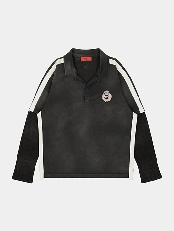 Поло 424 Accademy Double Sleeve Thermal Vintage Black