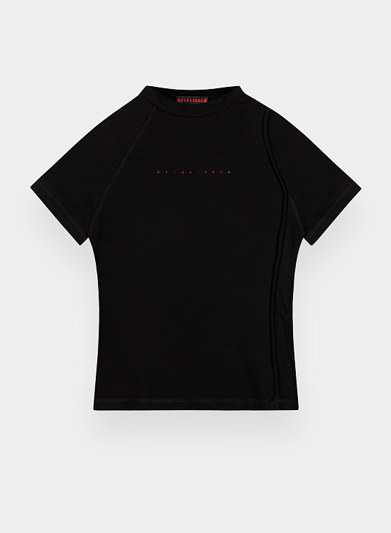 Женская футболка Ottolinger Deconstructed T-Shirt Black