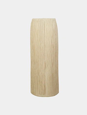 Женская юбка LE17SEPTEMBRE Pleated Midi Skirt Beige