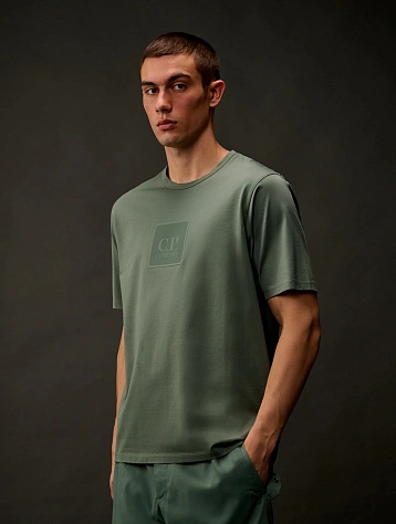 Футболка C.P. Company Metropolis Series Mercerised Sea Spray