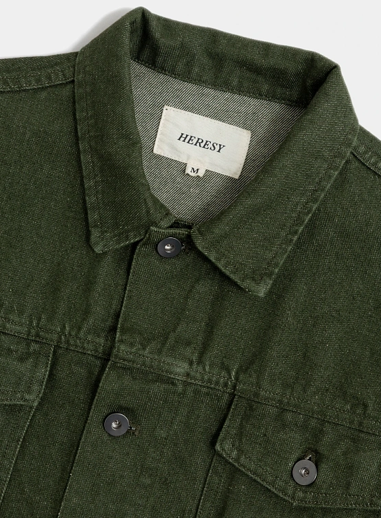 Джинсовая куртка Heresy Alga Green