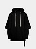 Худи RICK OWENS DRKSHDW Tommy Hustler Black