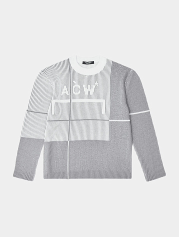 Свитер A-COLD-WALL* Grid Knit Crewneck Mid Grey