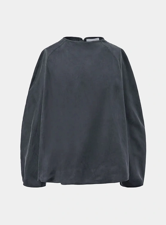 Лонгслив AMOMENTO Raglan Cupro Top Charcoal