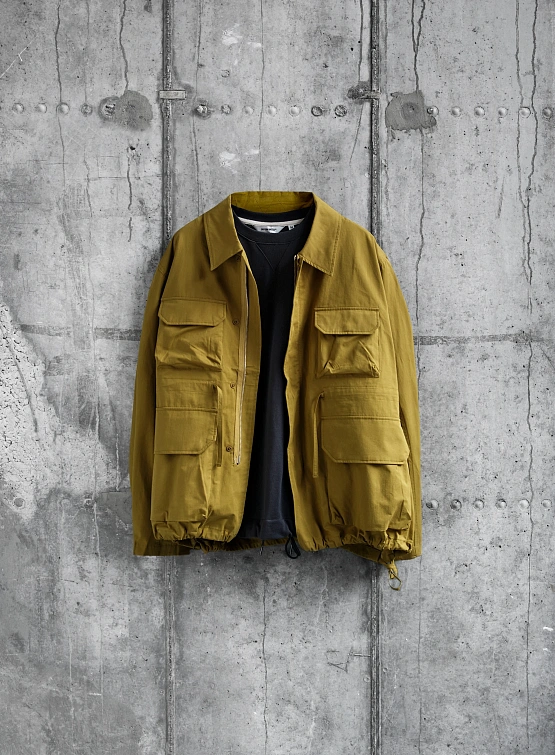 Овершот Uniform Bridge 4pocket Coach Jacket Mustard Green