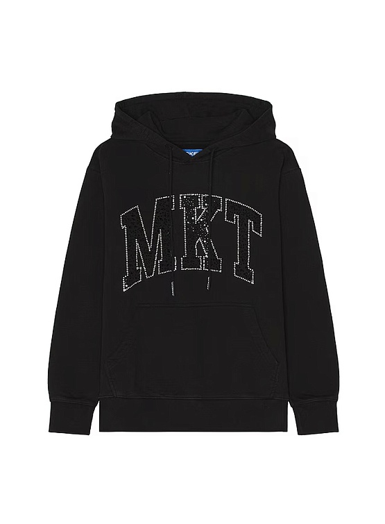 Худи MARKET MKT Rhinestone Arc Washed Black