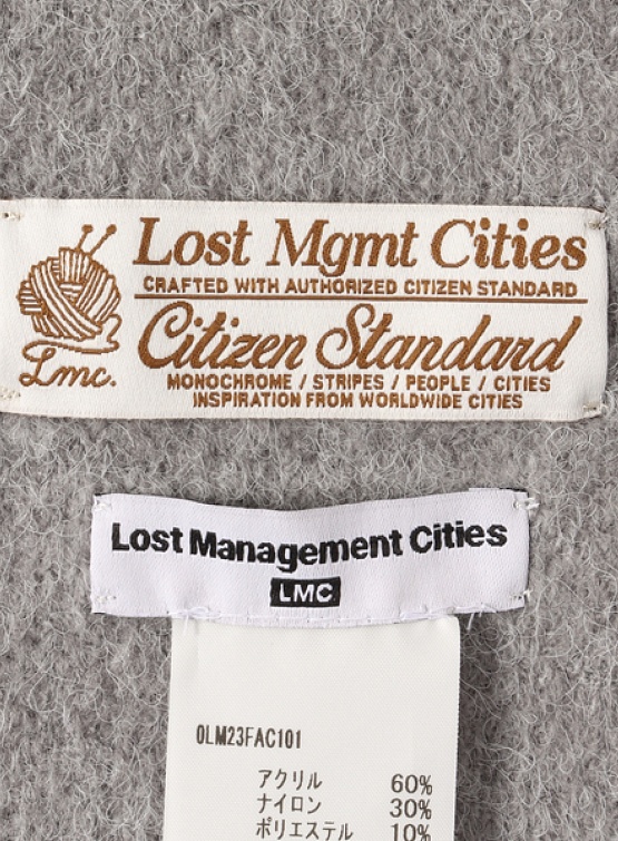 Шарф LMC Essential Knit Gray