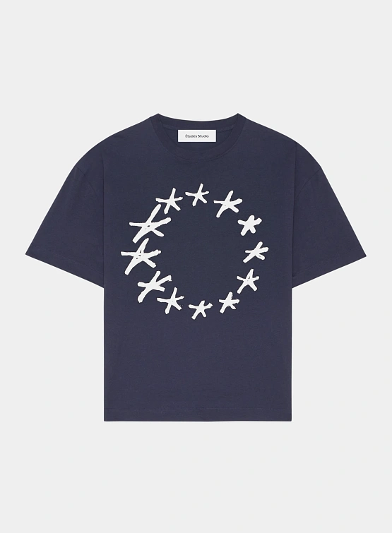 Футболка Études Relax T-shirt Stars Navy