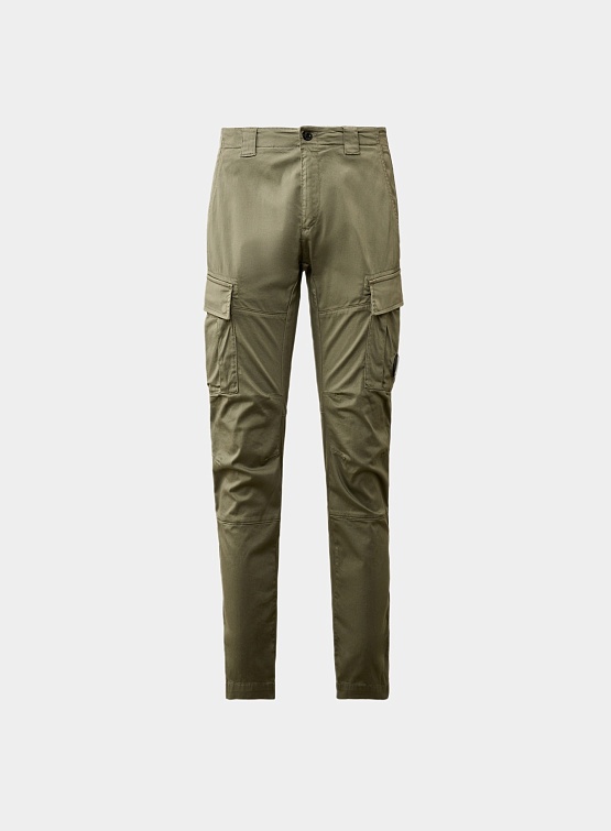 Брюки C.P. Company Stretch Sateen Lens Cargo Agave Green