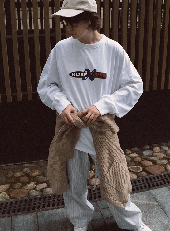 Лонгслив Martine Rose Oversized L/s T-Shirt White