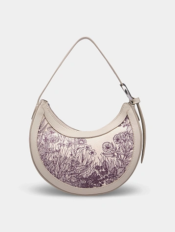 Сумка Marine Serre Regenerated Tote Bags Eclips Mini Ecru