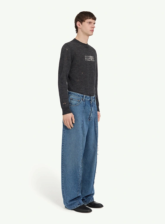 Джинсы MM6 Maison Margiela 5 Pocket Meduim Blue