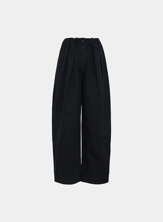 Женские брюки OPEN YY Full Gather Black