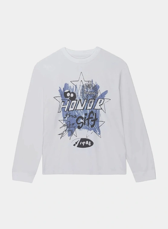 Лонгслив HONOR THE GIFT Pop Art White