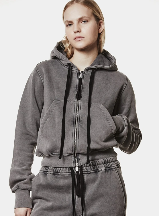 Женское зип-худи thom/krom W SJ 495 Used Grey