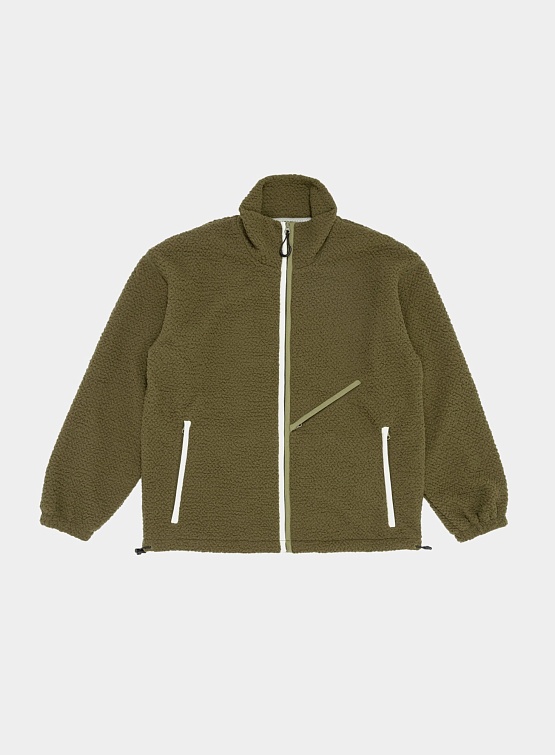 Флисовая куртка Garbstore Zip up Fleece Olive