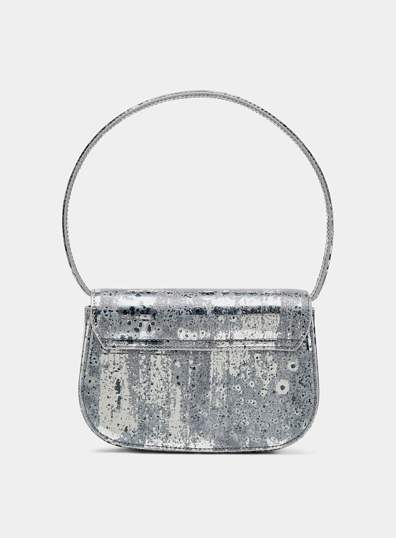 Женская сумка Diesel 1DR Shoulder Silver/Gun Metal