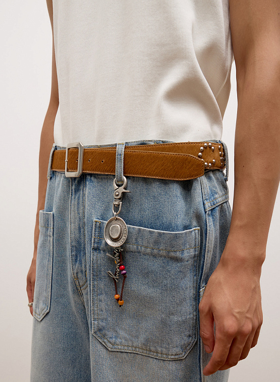 Брелок AFTER PRAY Rope Lettering Logo Keyring Silver