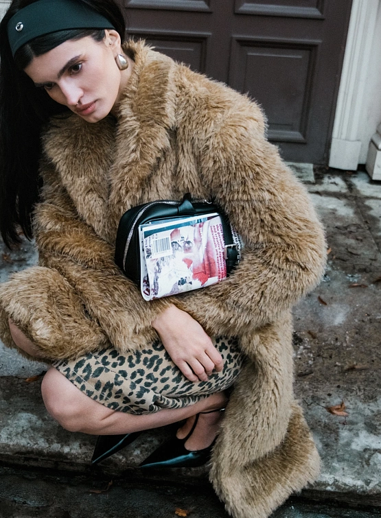 Серьги Coperni Logo Earrings Silver