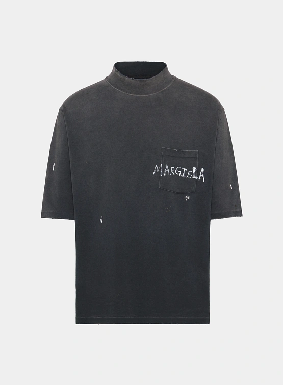 Футболка Maison Margiela Graffiti Logo Black