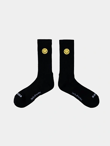 Носки MARKET SMILEY BADGE SOCKS Black