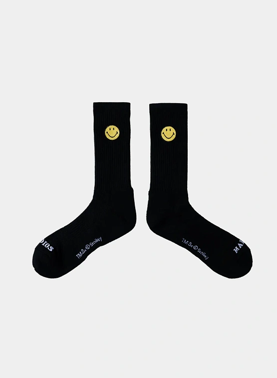 Носки MARKET SMILEY BADGE SOCKS Black