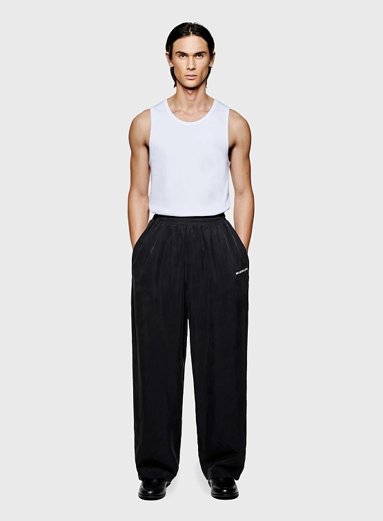 Брюки MKI MIYUKI ZOKU Sandwash Cupro Wide Leg Black