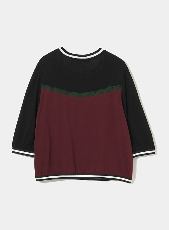 Женский пуловер UNDERCOVER Crew Neck T-Shirt Black