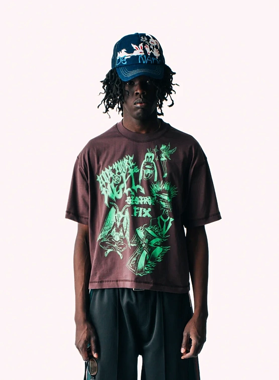 Футболка Jungles Jungles Life Is Beautiful Vintage Brown