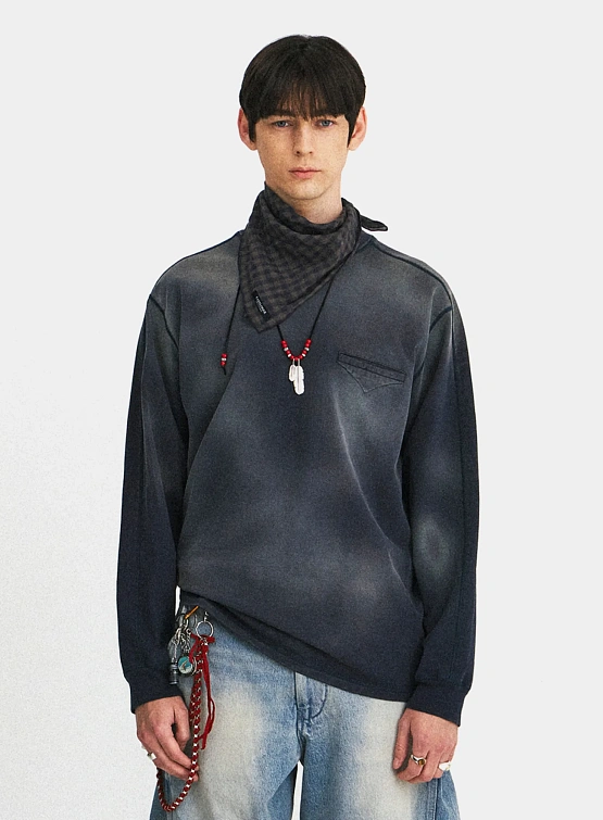 Лонгслив EASTLOGUE Bleached Cpo L/S Navy