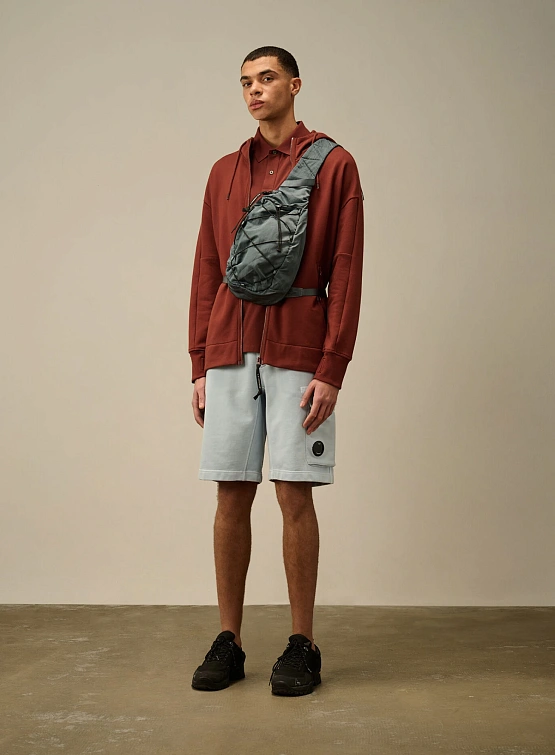 Зип-худи C.P. Company Diagonal Raised Fleece Goggle Sable