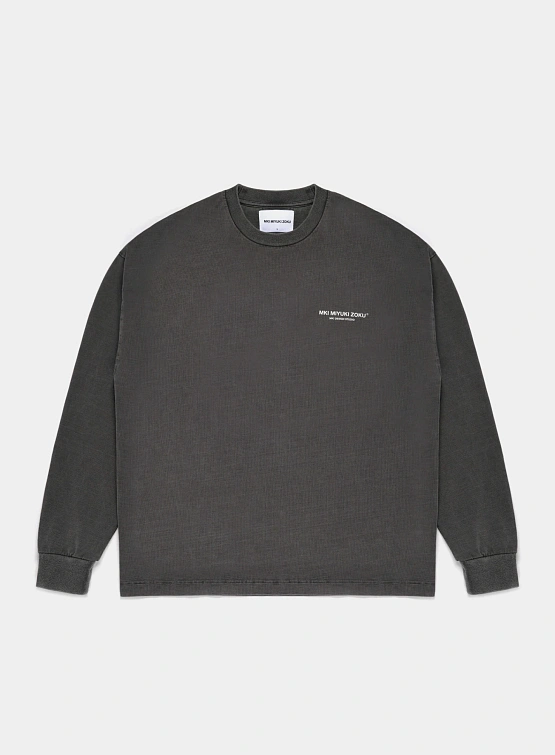 Лонгслив MKI MIYUKI ZOKU Design Studio L/S Pigment Black