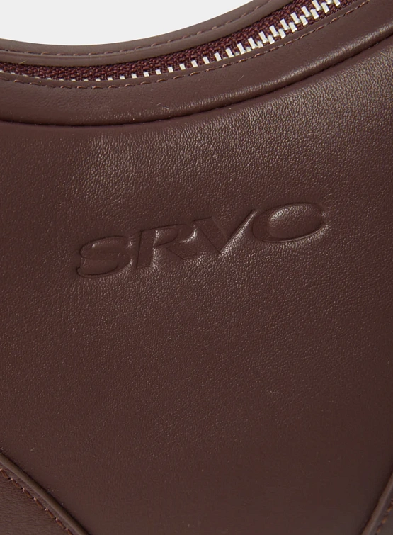 Сумка SRVC Cable Leather Bag Bordeaux