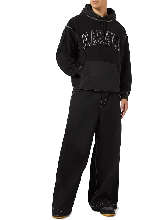 Худи MARKET Reverse Arc Hoodie Washed Black