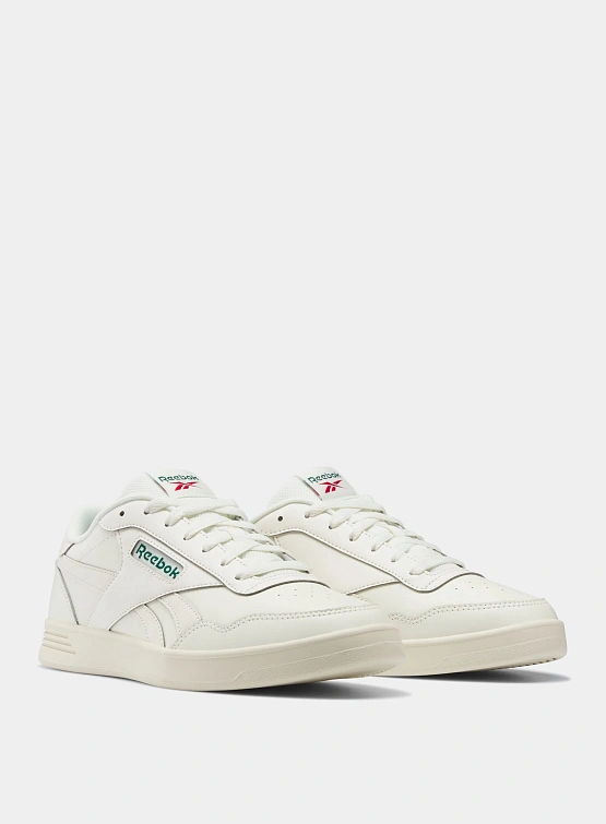 Кеды Reebok Court Advance Chalk/Dark Green