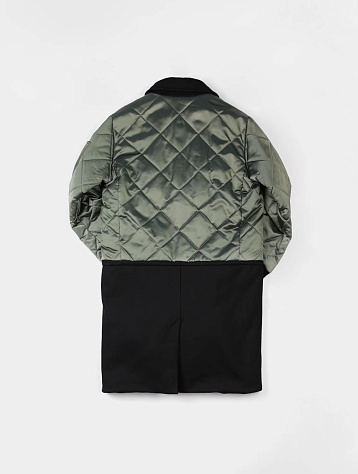 Пальто Letasca Wool Kilted Green/Black