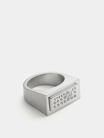 Кольцо MM6 Maison Margiela Numeric Rectangle Ring