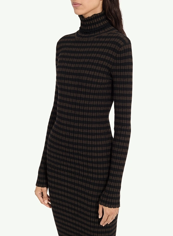 Женский бадлон MM6 Maison Margiela Ribbed Black