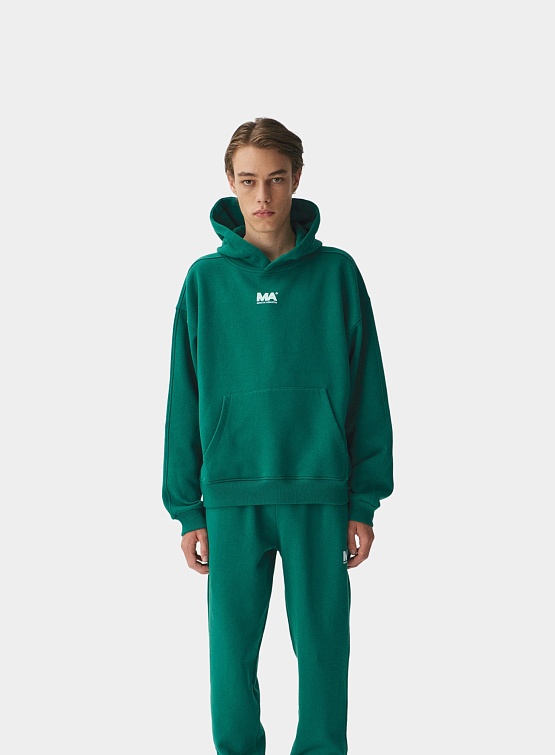 Martin Asbjorn Cropped Hoodie Evergreen MARTIN ASBJORN Studio Slow