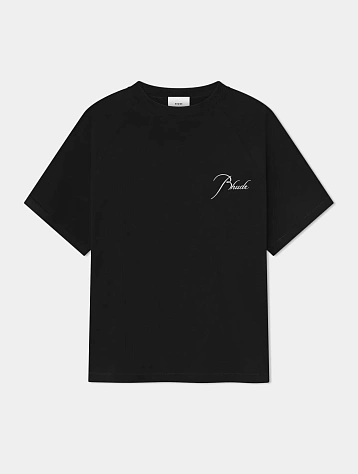 Футболка RHUDE Classique Raglan Black/White