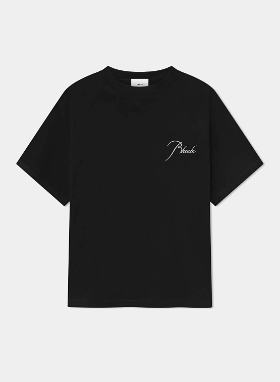Футболка RHUDE Classique Raglan Black/White