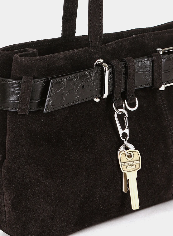 Сумка OSOI Shoulder Brocle Suede Mocha Combi