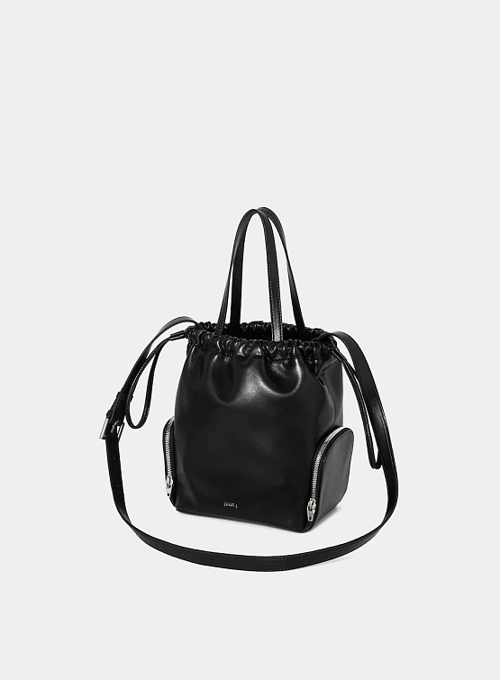 Сумка JUUN.J Leather Bucket Bag-Black